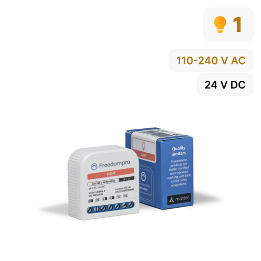LB0801-E Interruttore WiFi Controlla 1 Luce Smart, Alimentazione 110-240 V 16 A, Modulo MINI per Scatola da Incasso 502/503